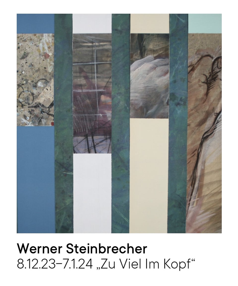 Exhibition flyer: Zu Viel Im Kopf