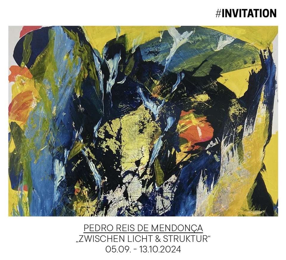 Exhibition flyer: Zwischen Licht & Struktur