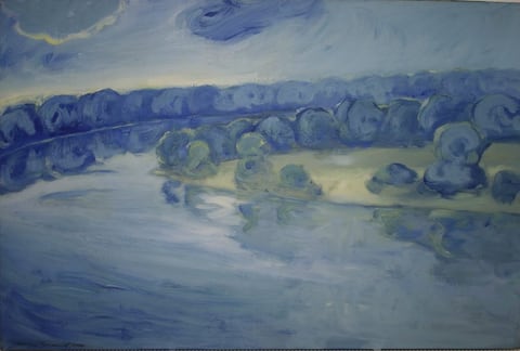 Werner Brunner, Elbe bei Dessau, 2002