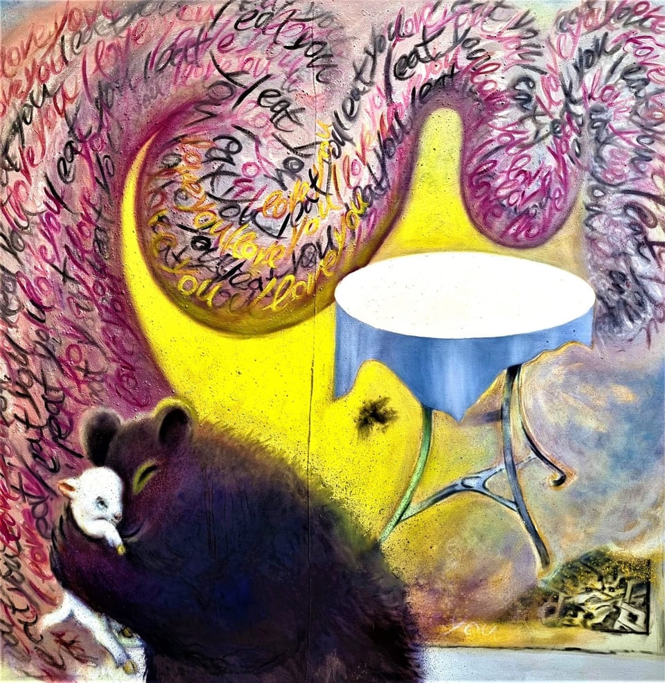 Werner Brunner, I Love you, I eat you, 2009/2018